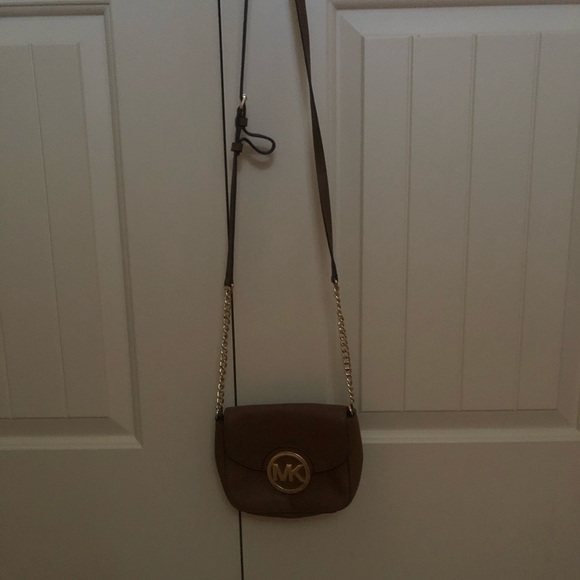 Michael Kors Tan Cross Body Purse - Picture 2 of 3